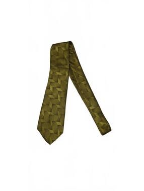 Christian Dior Jeune Homme Geometric Pattern Tie